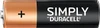 Duracell Simply AAA LR03 1.5V alkaline batteries pack of 6 in original retail blister packaging MX2400
