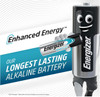 Energizer Max Plus D LR20 batteries showing 12 year shelf life guarantee