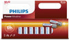 Philips AA Power Alkaline Batteries (LR6, MN1500). 12 Pack