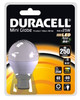 Duracell B22 4 Watt Mini Globe LED Bulb. 250 Lumens (Frosted/Warm White)