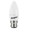Energizer B22 5.2 Watt Candle LED Bulb. 470 Lumens. Equivalent - 40W (Opal/Warm White)
