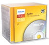 Philips CD-R Blank Recordable Audio Discs 700 MB. 10 Pack