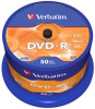 Verbatim DVD-R Blank Recordable Discs 120 Mins 4.7GB 16x Speed Spindle. 50 Discs