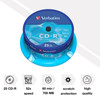 Verbatim CD-R Spindle Extra Protection 80 Min 700 MB. 25 Discs 