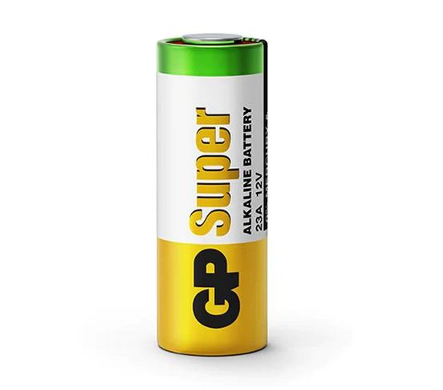 GP A23 12 Volt Alkaline Security Battery (23A, MN21, LRV08). 5 Pack - Go  Green Batteries