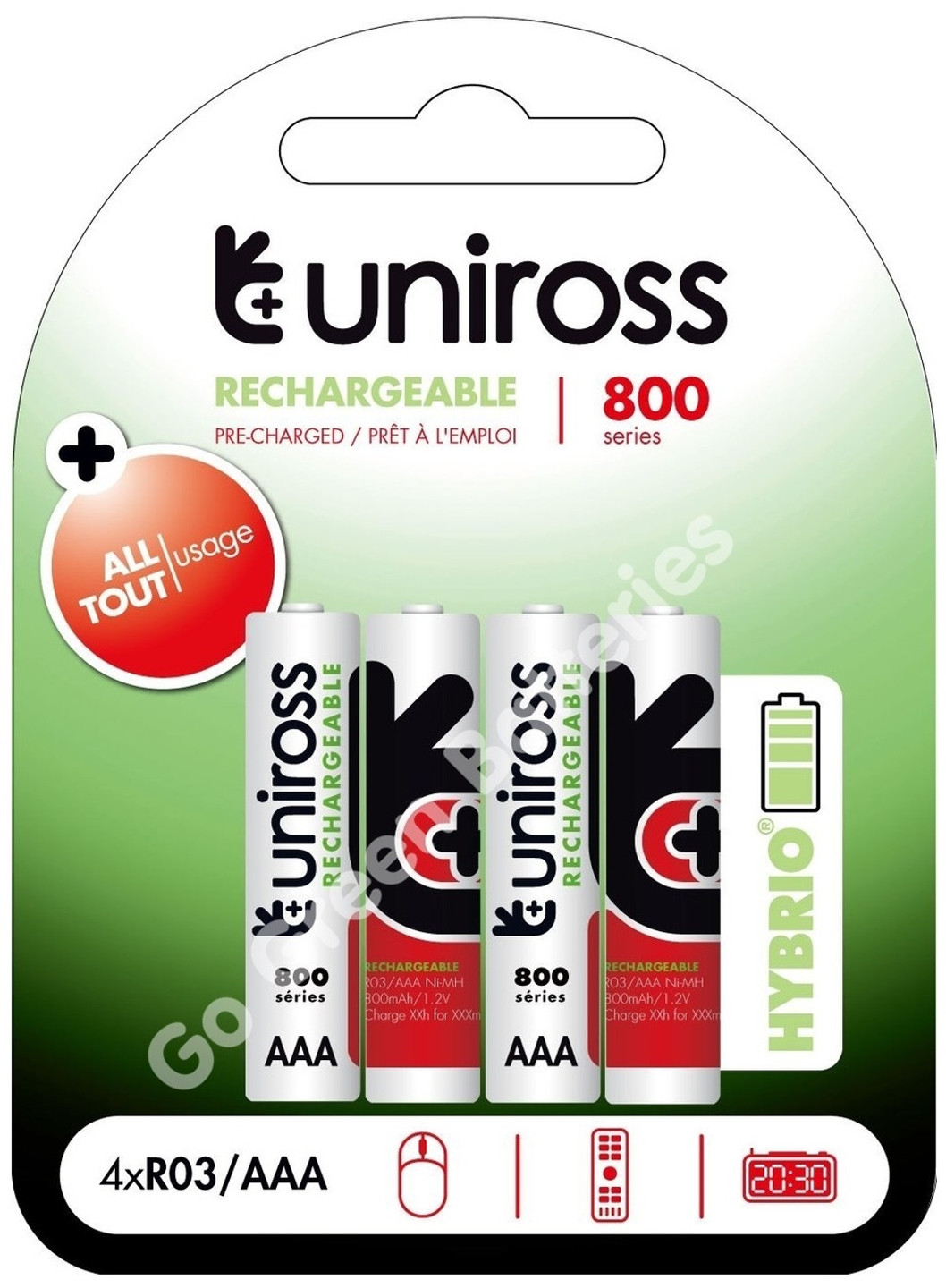 Uniross rechargeable batteries 2100mah cheap