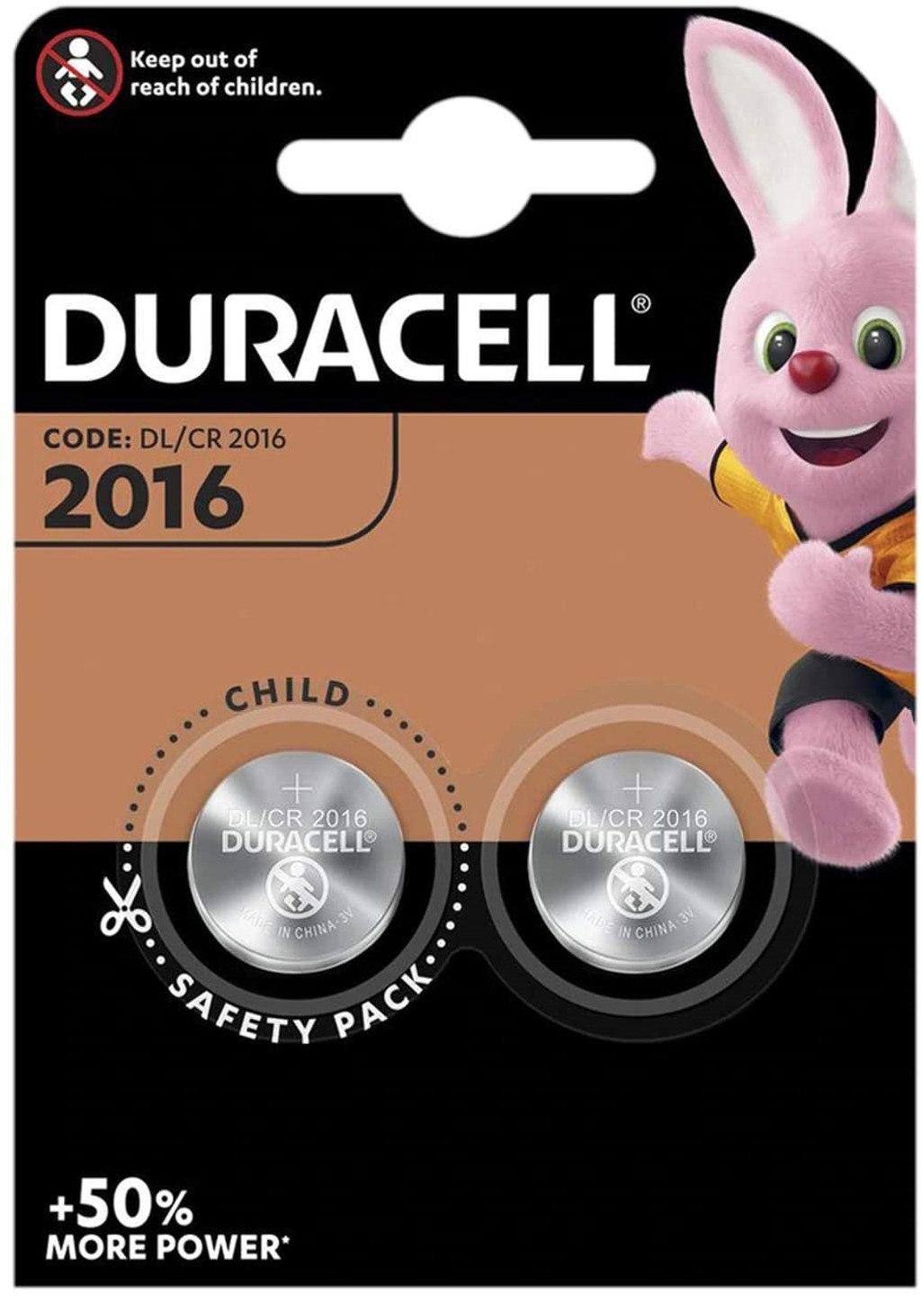 Duracell CR2032 - 6 Pack Retail Card