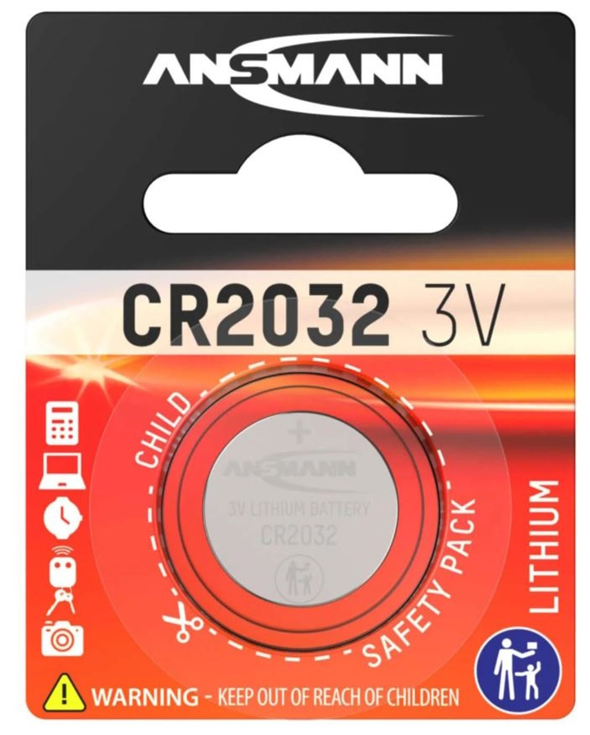 Cr2032 3v lithium sale coin cell battery