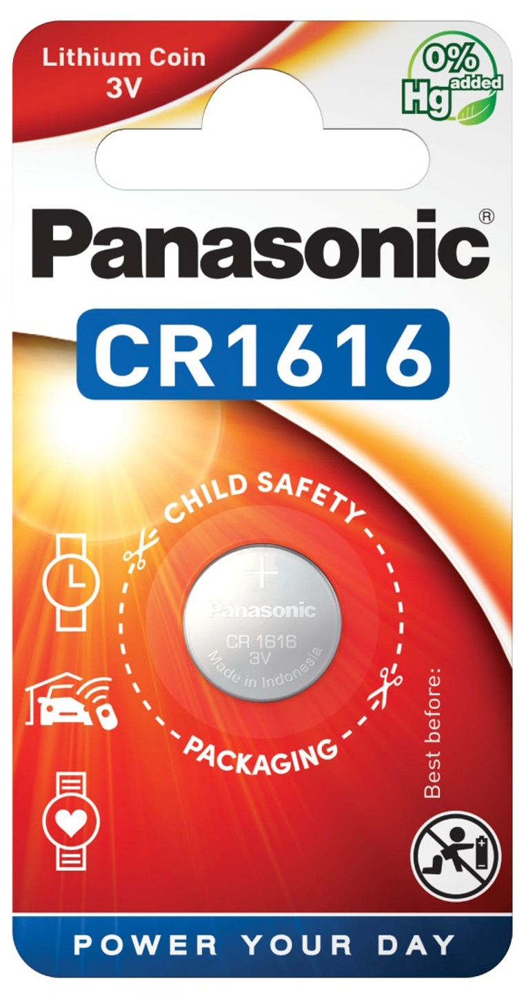 Panasonic CR1616 - 3V Lithium Coin Cell Battery