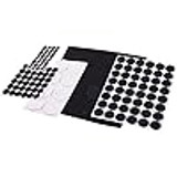 Amtech S5325 Floor Protector Furniture Pads, 5 Assorted Sizes, 125-pieces
