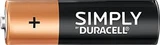 Duracell Simply AA  Alkaline Batteries 1.5V.  (LR6 MN1500). 6 Pack