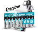 Energizer Max Plus AA Alkaline Batteries 1.5V (LR6) MN1500. 10 Pack