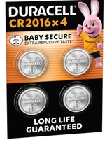 Duracell Coin Cell 1.5V Alkaline battery ( LR44, A76). 4 Pack
