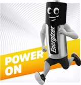 Energizer 9V PP3 Alkaline Battery (LR22, MN1604). 1 Single Battery