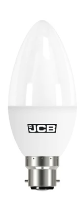 JCB B15 5.5 Watt LED Candle. 470 Lumens. Equivalent - 40W (Warm White)
