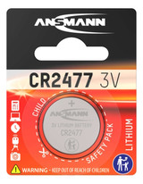 Ansmann CR2477 3 Volt Lithium Coin Cell Battery (2477, DL2477). 1 Pack