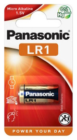 Panasonic LR1 MN9100 1.5V Alkaline Battery. 1 Pack