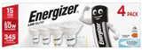 Energizer GU10 4.2 Watt LED Spotlight. 345 Lumens. Equivalent - 50W (Daylight). 4 Pack