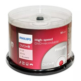 Philips DVD+R Blank Recordable Discs 4.7GB. 50 pack