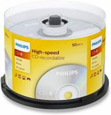 Philips CD-R Blank Recordable Discs 80 Min 700MB. 50 pack