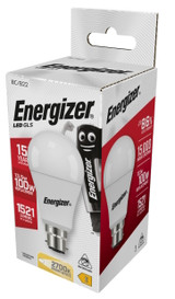 Energizer B22 13.2 Watt GLS LED Bulb. 1521 Lumens. Equivalent - 100W (Opal/Warm White)