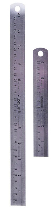 Amtech P5170 2 Piece steel ruler set