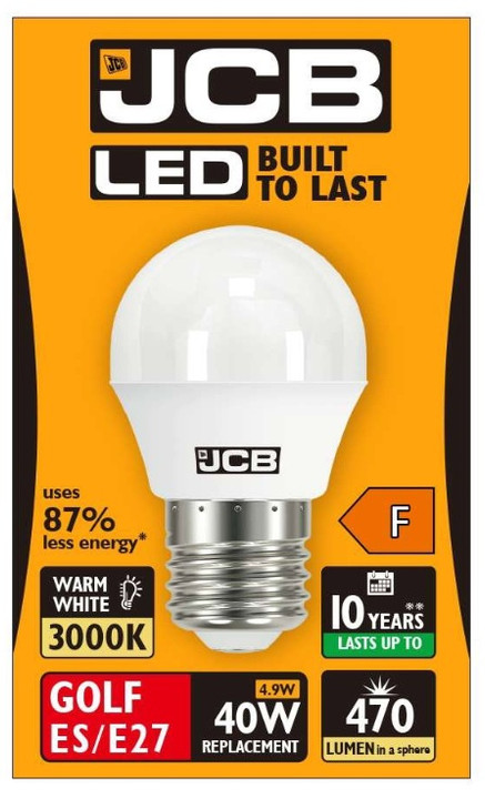JCB-LED-E27-Golf-5.5w-470L-S10973-1pk