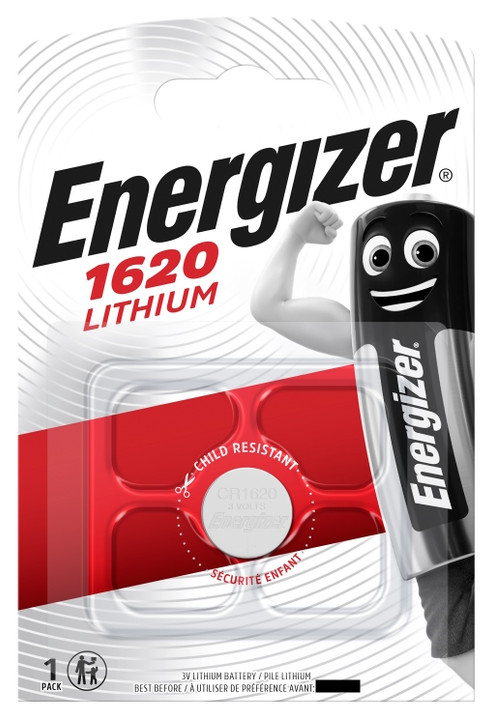 Energizer CR1620 3 Volt Lithium Coin Cell Battery. 1 Pack Energizer CR1620 3 Volt Lithium Coin Cell Battery. 1 Pack