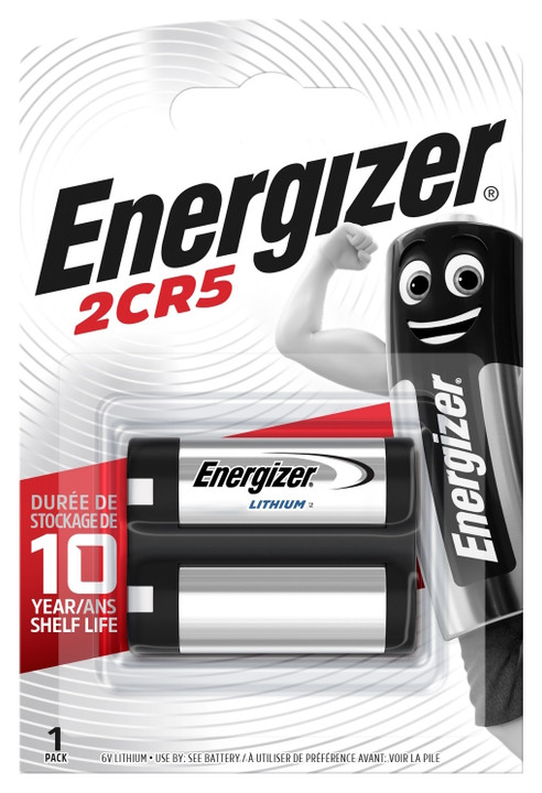 Energizer 2CR5 6 Volt Lithium Photo Battery (245). 1 Pack