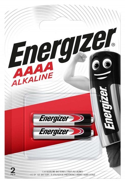 Energizer AAAA MX2500 LR61 1.5 Volt Batteries. 2 Pack