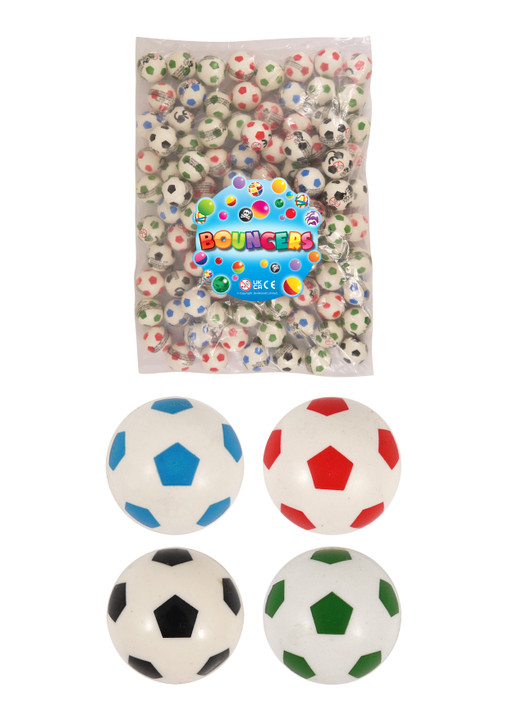 Football Bouncy Balls / Jet Balls - 3.3cm
