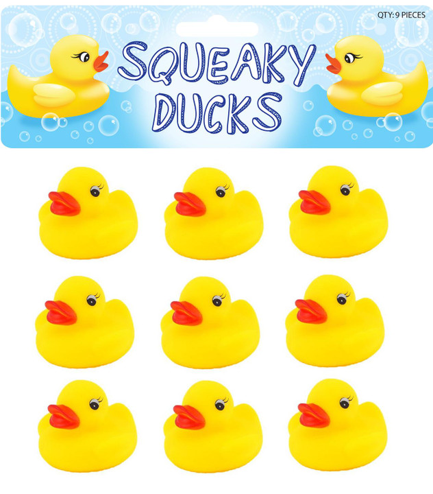 Yellow Squeaky Ducks (5cm)