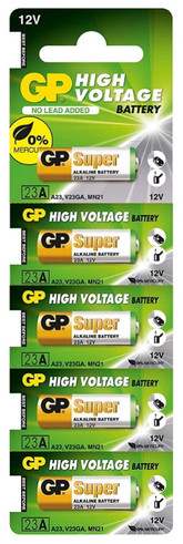 GP 12V Alkaline Batteries - Size 23A - 2-Pack