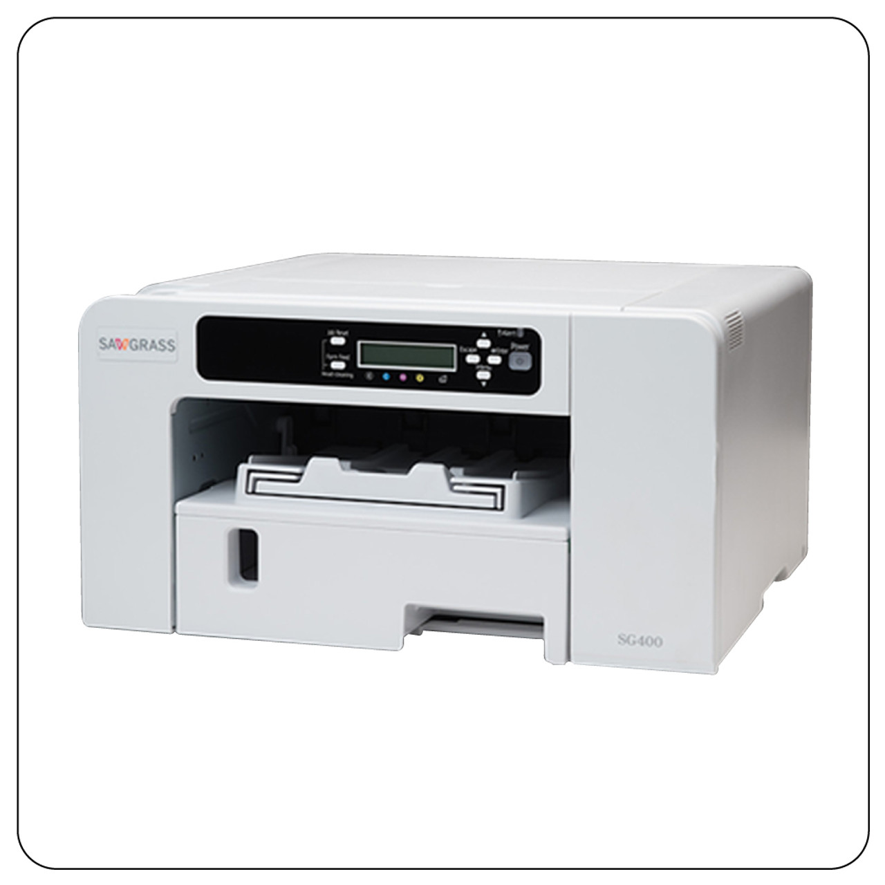 Sawgrass SG500 & SubliJet UHD Starter Kit Bundle for Sublimation Blank Printing, Samples, Subli Ink, Bypass Tray, Heat Tape & Dispenser, Beginners