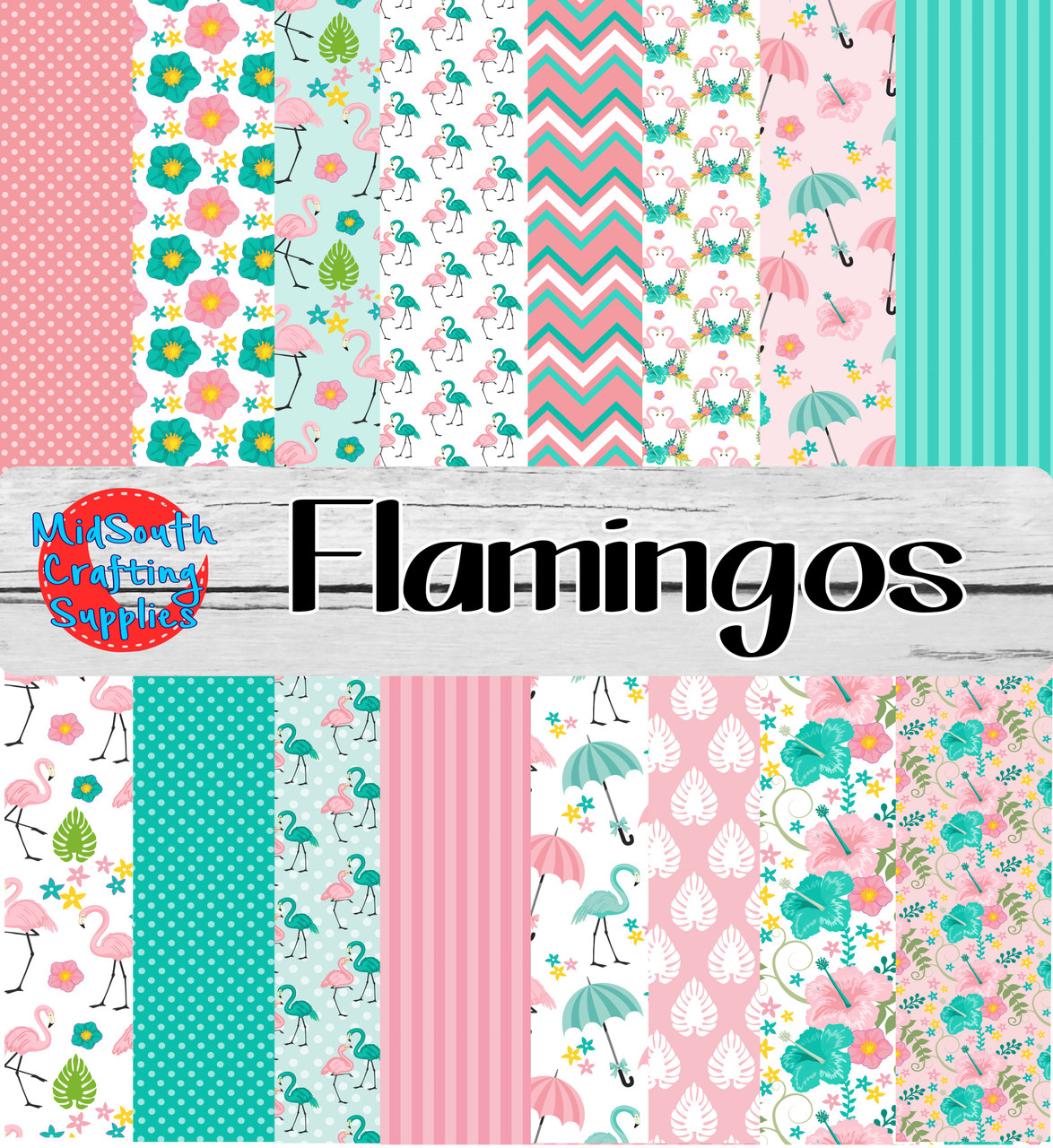 Flamingo Print Ironing Board Cover