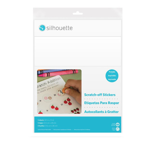 Silhouette Printable Silver Adhesive - Silver Foil- Midsouhcraftingsupplies
