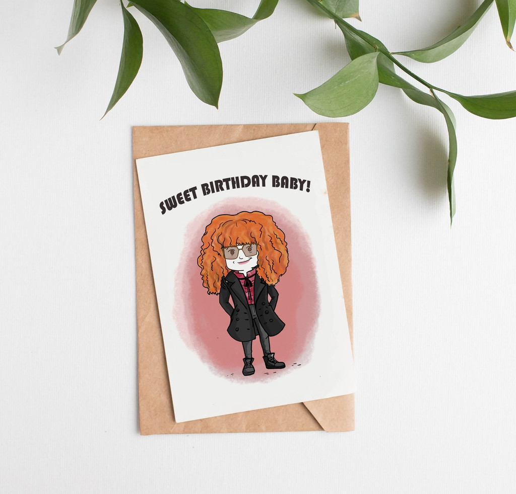 Birthday Card, Nadia Vulvokov Printable Card, Russian Doll