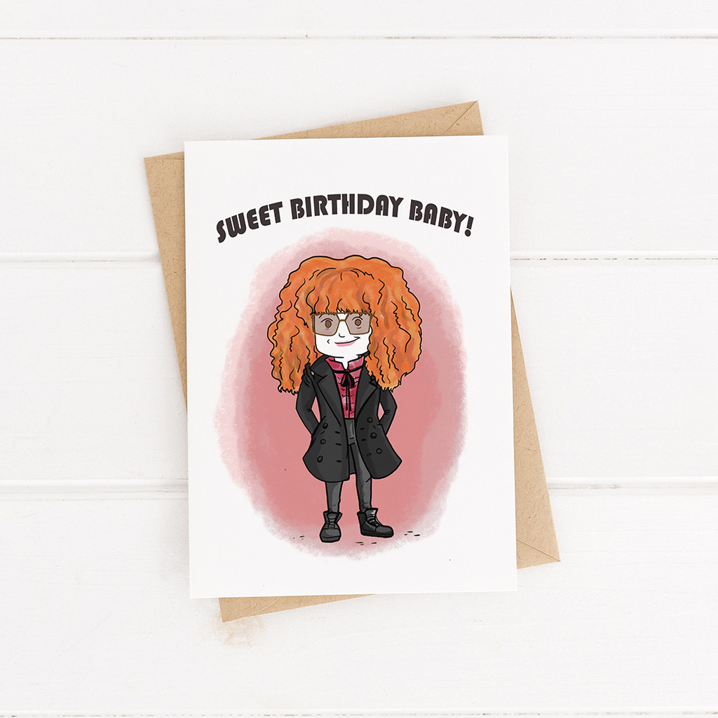 Birthday Card, Nadia Vulvokov Printable Card, Russian Doll