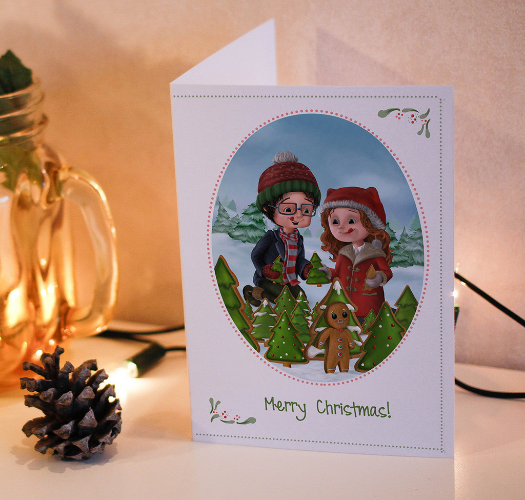 Printable Christmas, Cute Card