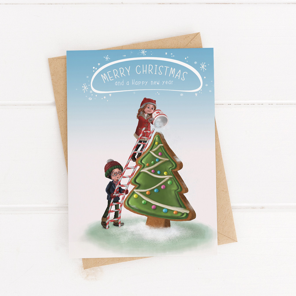 Printable Merry Christmas, Cute Christmas Card