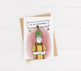 Christmas  Dwight Printable Card, The Office card