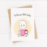 New Baby Girl Printable Card