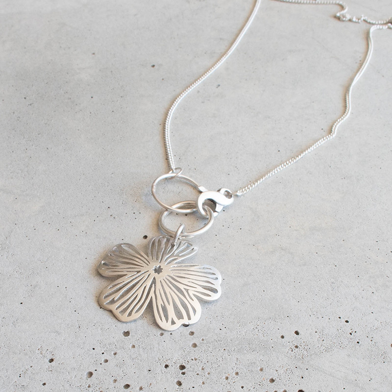 Stellaris sterling silver necklace - small
