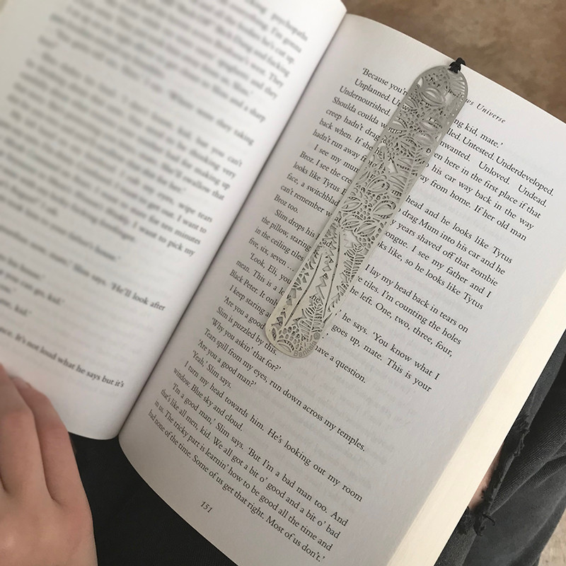 Banksia bookmark - Steel