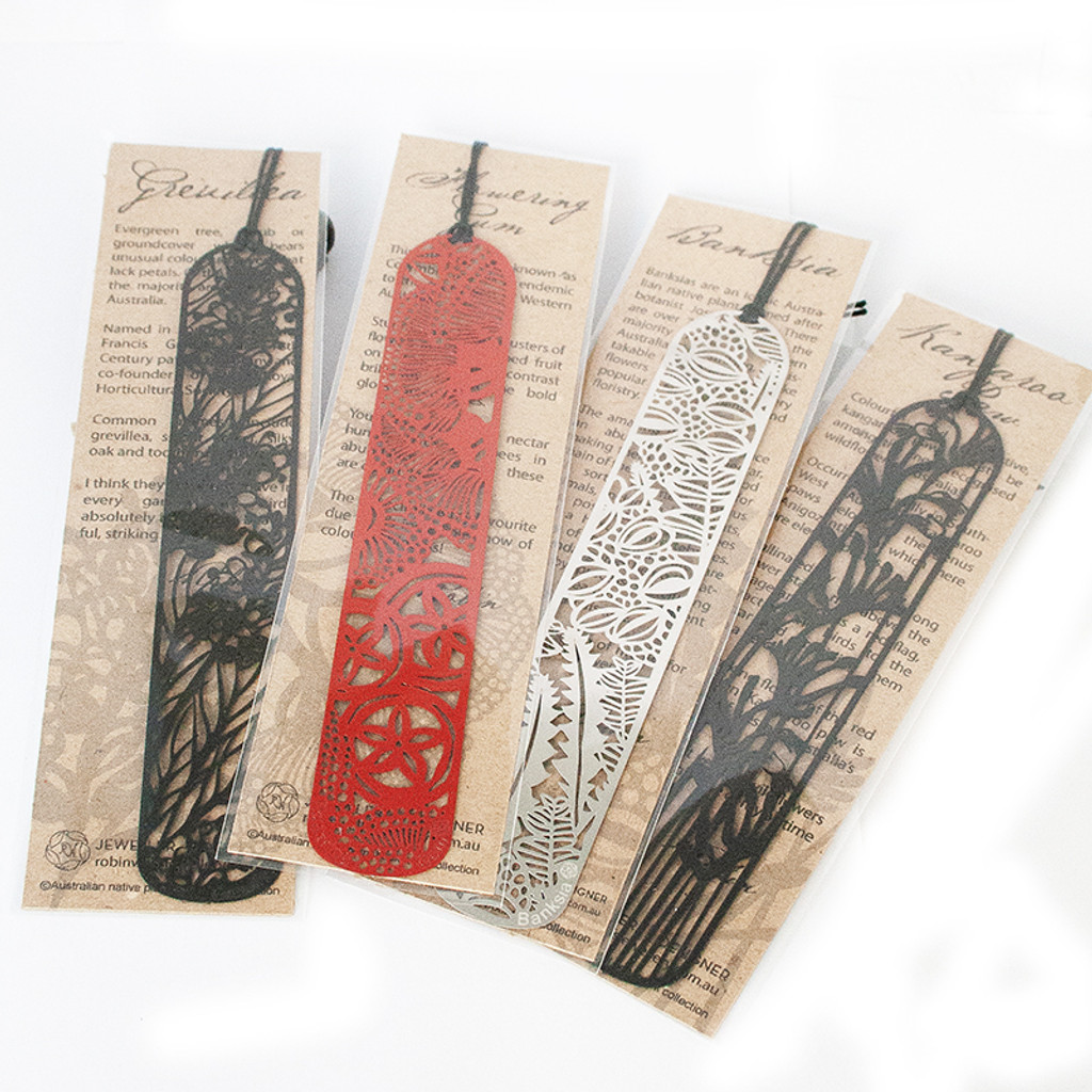 Sturt's Desert Pea bookmark - Red