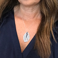 Steel Geo Banksia pendant - Large