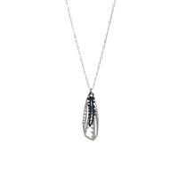 Steel Geo Banksia pendant - small
