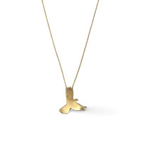 9ct gold cockatoo pendant 1