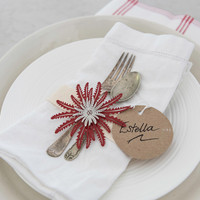 A Christmas collection of Australian Native Flora Snowflake Decorations