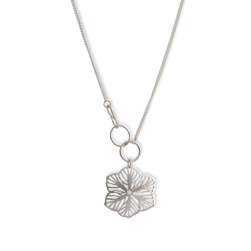 Sterling silver daisy pendant